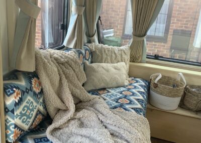 reconstruction of the hearse interior